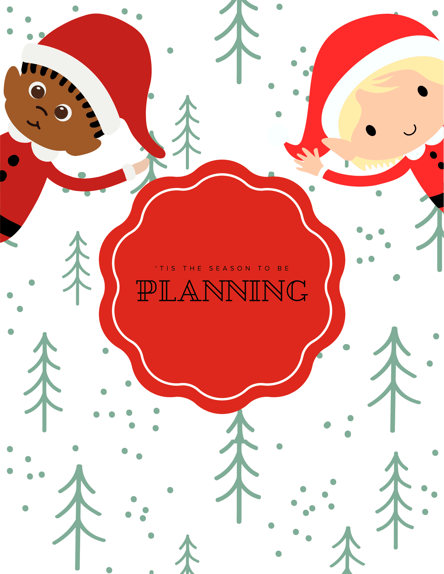 'Tis the Season to be Planning Deluxe Holiday Gift Planner