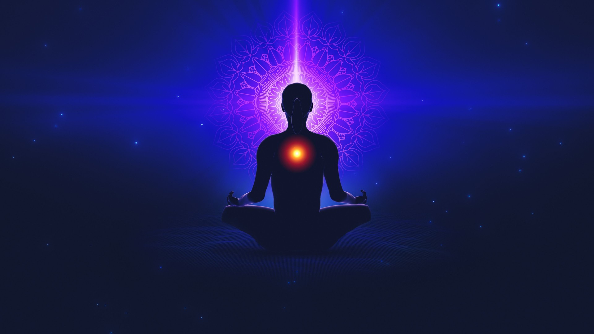 Lotus pose or Padmasana in yoga